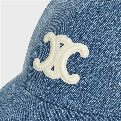 celine baseball cap women's|celine denim hat.